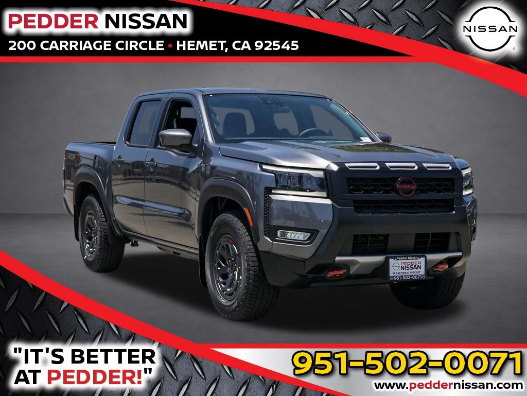 Gray (Gun Metallic) 2026 Nissan Frontier Pickup Truck 4X2 9-Speed Automatic Overdrive