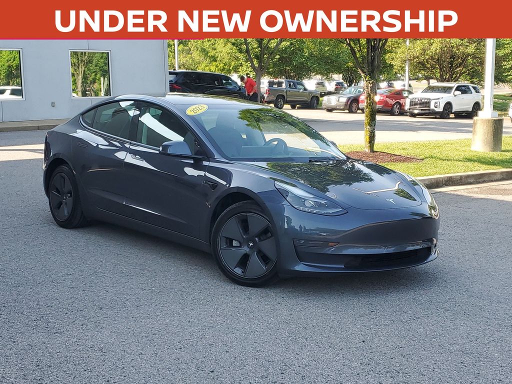 Midnight Silver Metallic 2023 Tesla Model 3 Sedan Rear-Wheel Drive 1-Speed Automatic