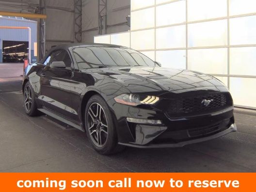Shadow Black 2020 Ford Mustang EcoBoost Premium Convertible RWD Convertible Rear-Wheel Drive Automatic