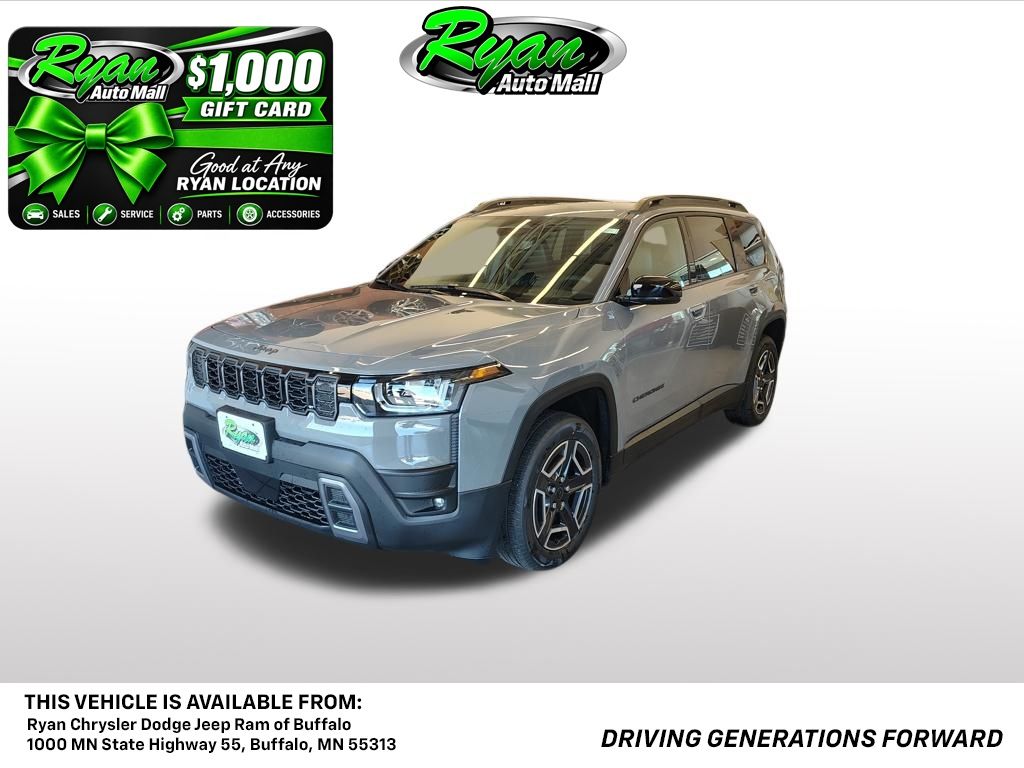 Sting-Gray Clearcoat 2026 Jeep Cherokee SUV / Crossover Four-Wheel Drive Continuously Variable Transmission