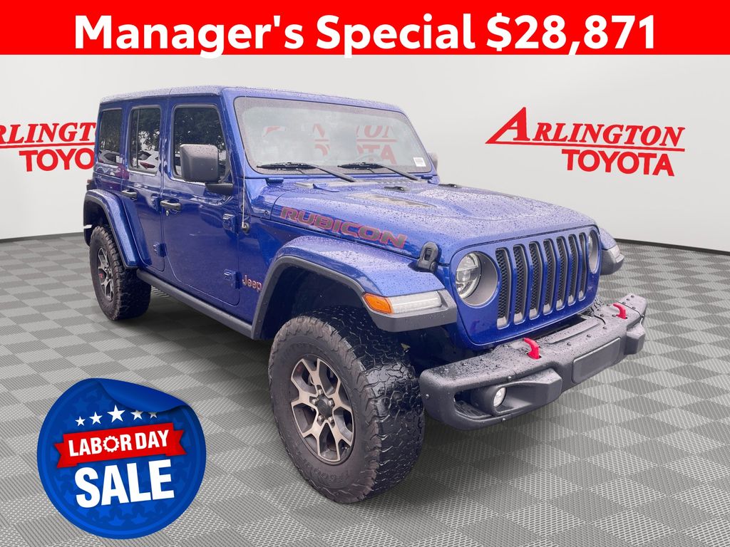 2020 Jeep Wrangler Azul (Ocean Blue Metallic) SUV/Crossover Todo terreno 6 velocidades Manual