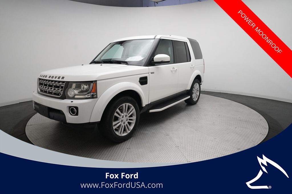 White 2015 Land Rover LR4 SUV / Crossover Four-Wheel Drive 8-Speed Automatic