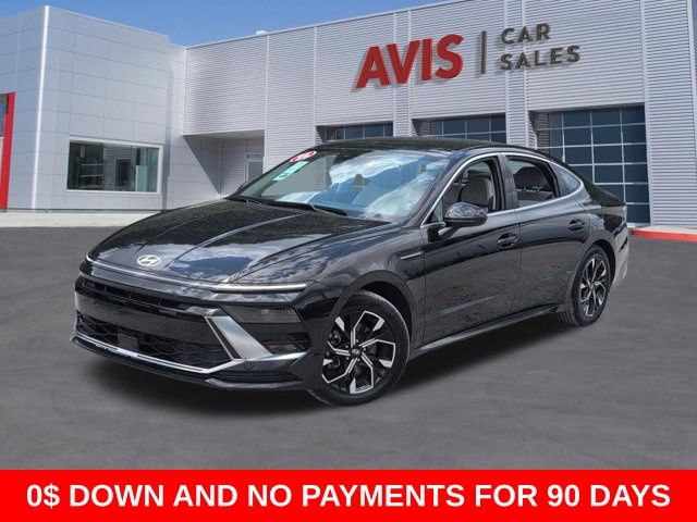Black 2025 Hyundai Sonata SEL FWD Sedan Front-Wheel Drive 8-Speed Automatic