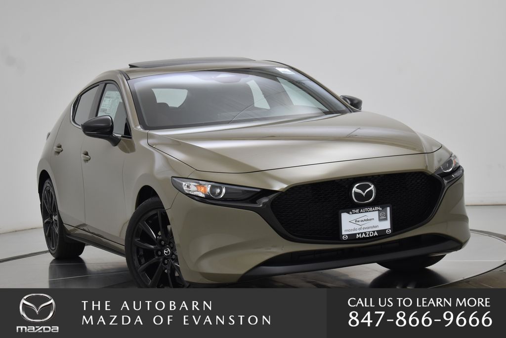 Zircon Sand Metallic 2025 Mazda MAZDA3 Hatchback All-Wheel Drive 6-Speed Automatic