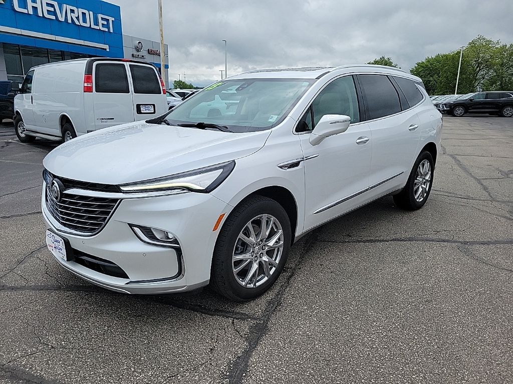 White Frost Tricoat 2023 Buick Enclave Premium AWD SUV / Crossover Four-Wheel Drive 9-Speed Automatic