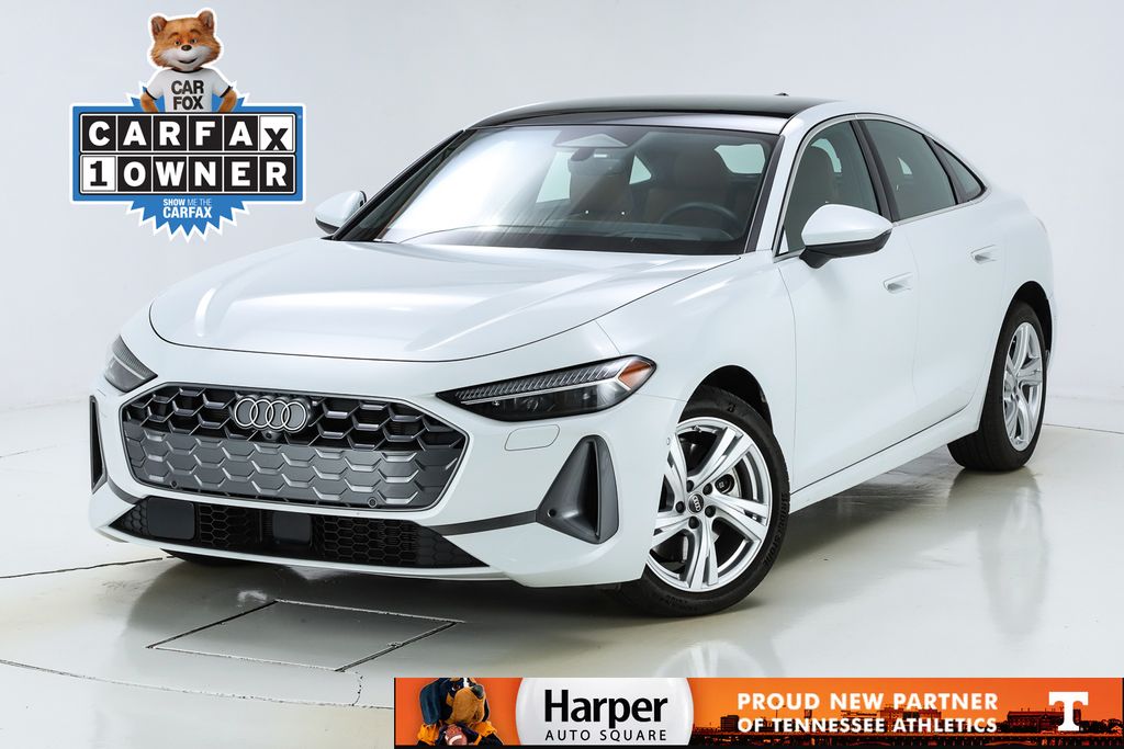 Glacier White Metallic 2025 Audi A5 quattro Premium Plus Sedan Sedan All-Wheel Drive 7-Speed Automatic