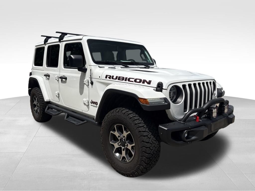 2018 Jeep Wrangler Unlimited Rubicon White at Luther Ford