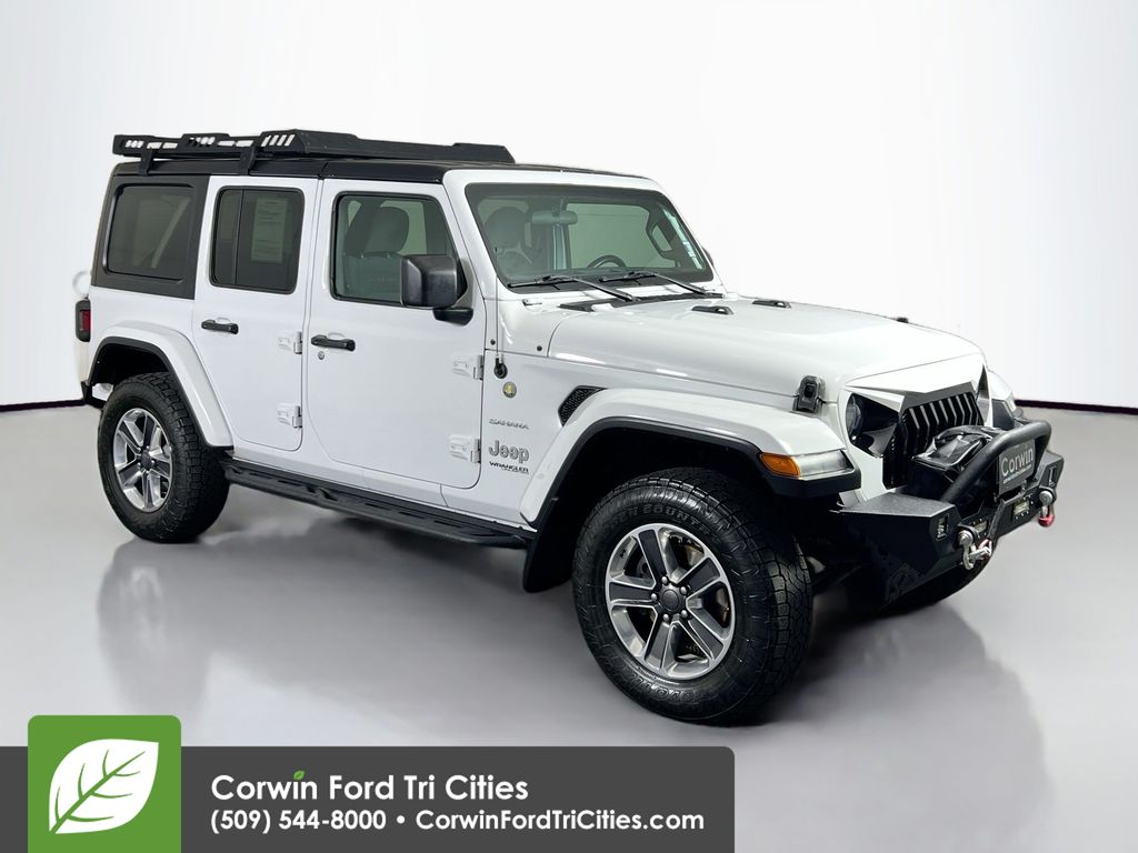 Bright White Clearcoat 2019 Jeep Wrangler SUV / Crossover Four-Wheel Drive 8-Speed Automatic