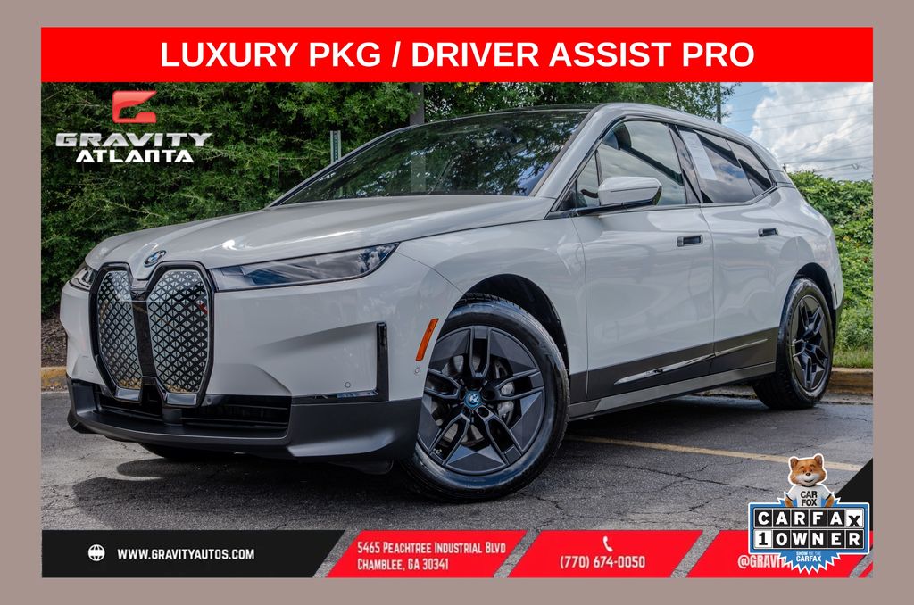 Alpine White 2025 BMW iX SUV / Crossover All-Wheel Drive Automatic
