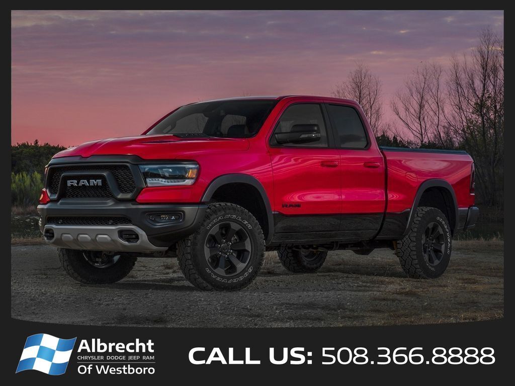 Bright White Clearcoat 2022 RAM 1500 Pickup Truck Four-Wheel Drive 8-Speed Automatic