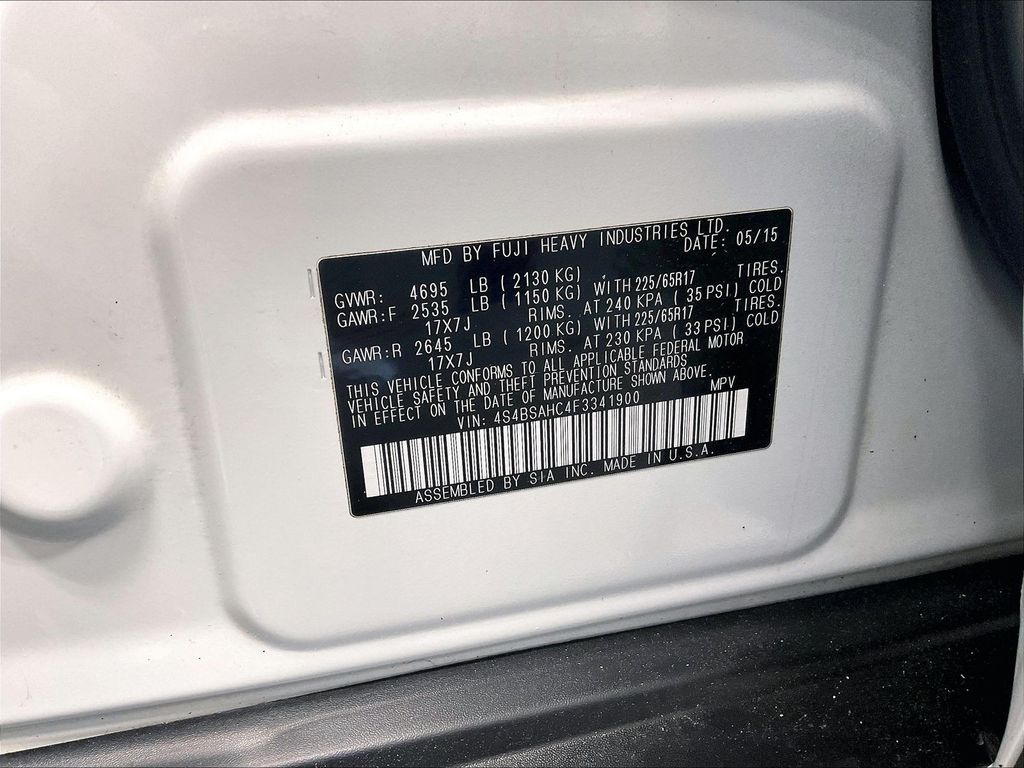 2015 Subaru Outback — photo 35