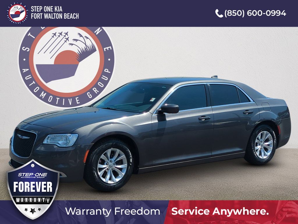 Gray (Granite Crystal Metallic Clearcoat) 2015 Chrysler 300 Sedan Rear-Wheel Drive 8-Speed Automatic