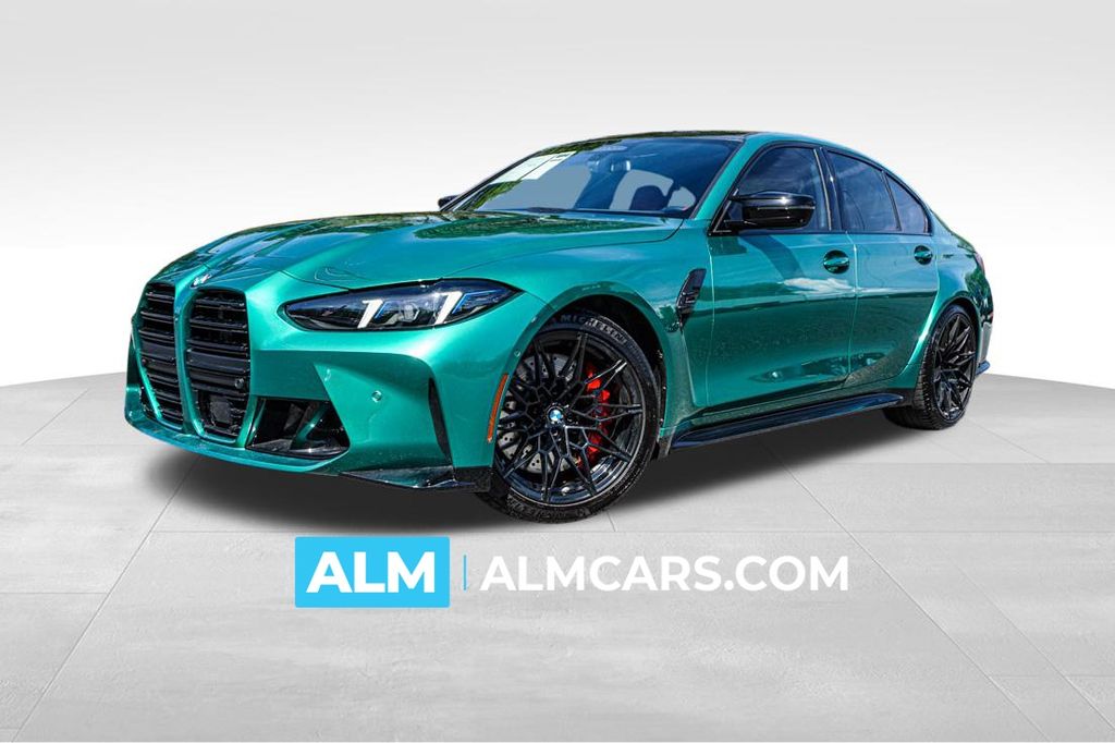 Isle of Man Green Metallic 2025 BMW M3 Competition RWD Sedan Rear-Wheel Drive 8-Speed Automatic