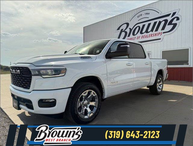 Bright White Clearcoat 2026 RAM 1500 Pickup Truck Four-Wheel Drive 8-Speed Automatic