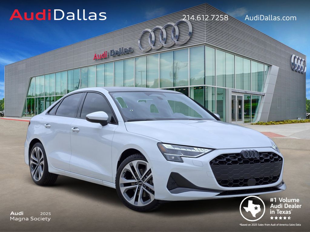 Glacier White 2026 Audi A3 Hatchback 7-Speed Automatic