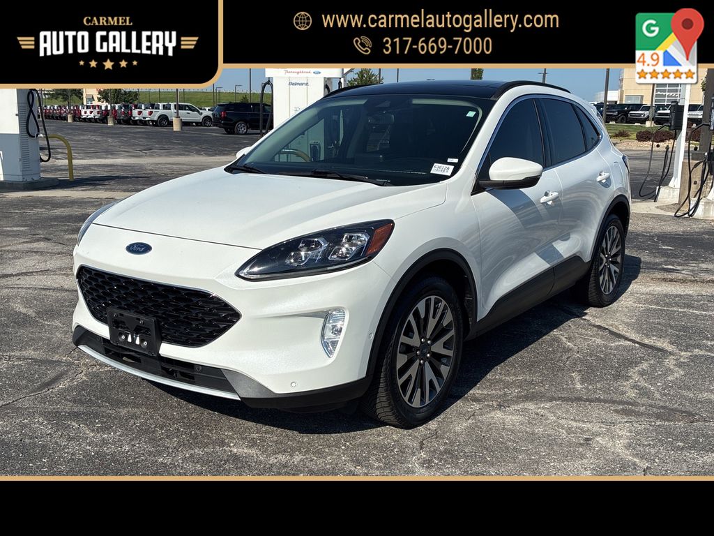 White Metallic 2020 Ford Escape SUV / Crossover All-Wheel Drive 8-Speed Automatic