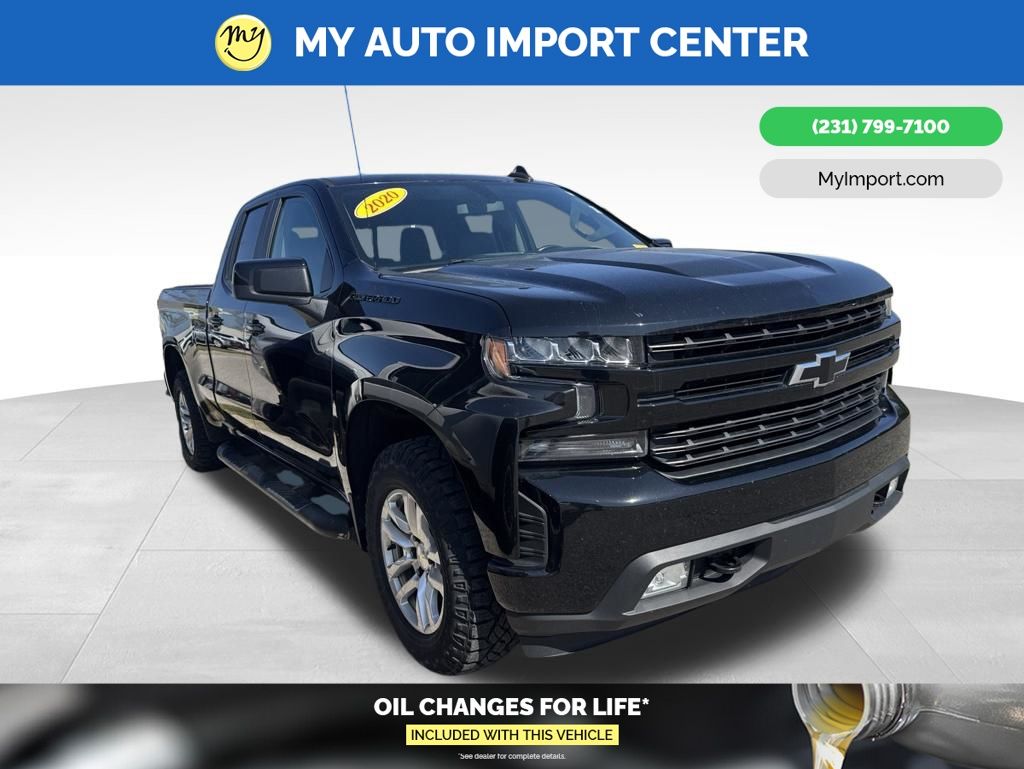 Black 2020 Chevrolet Silverado 1500 Pickup Truck Four-Wheel Drive 8-Speed Automatic