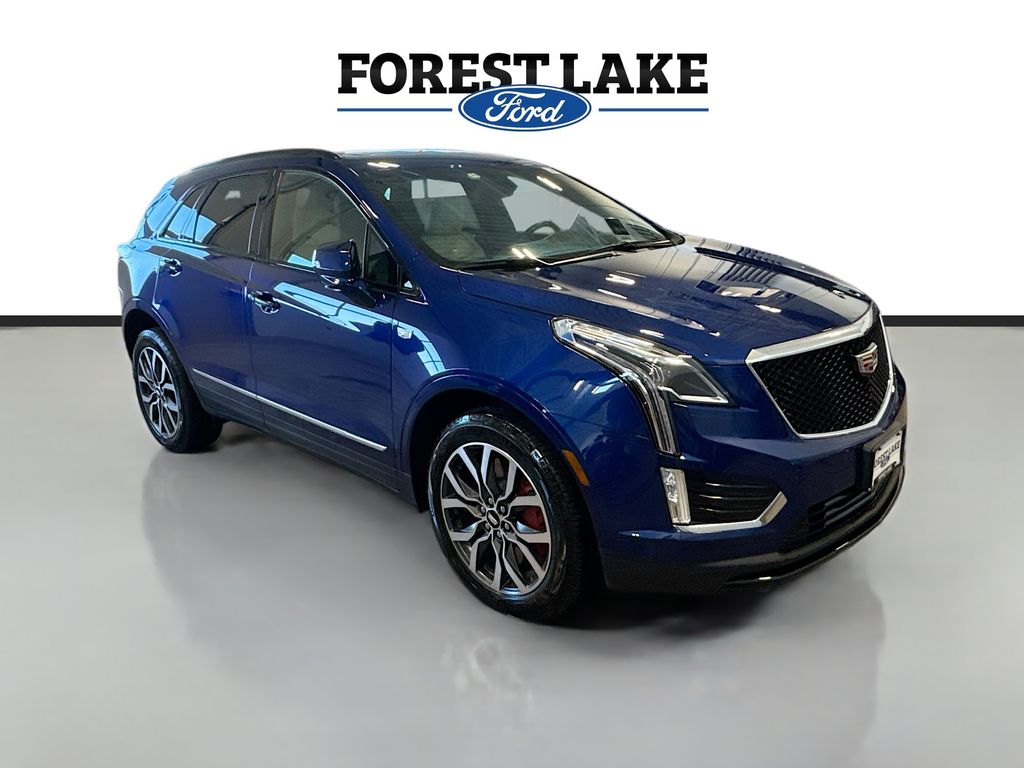 Opulent Blue Metallic 2023 Cadillac XT5 Sport AWD SUV / Crossover Four-Wheel Drive 9-Speed Automatic