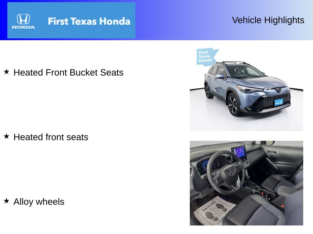 Used Car 2024 Toyota Corolla Cross  Hybrid Xse For Sale Under $35,000 In Austin, Texas
