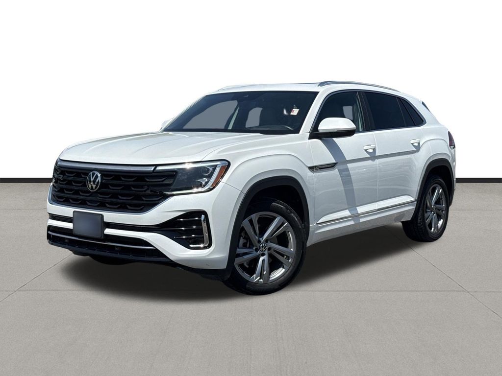 2024 Volkswagen Atlas Cross Sport 2.0T SEL R-Line White at DeMontrond Automotive Group