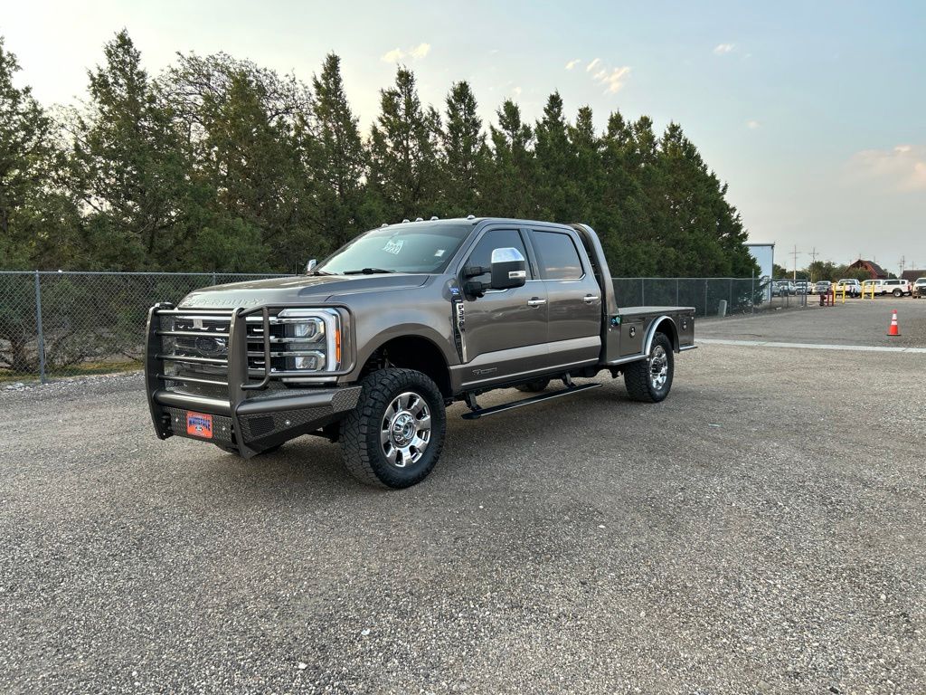 Stone Gray Metallic 2023 Ford F-350 Super Duty Pickup Truck Four-Wheel Drive Automatic