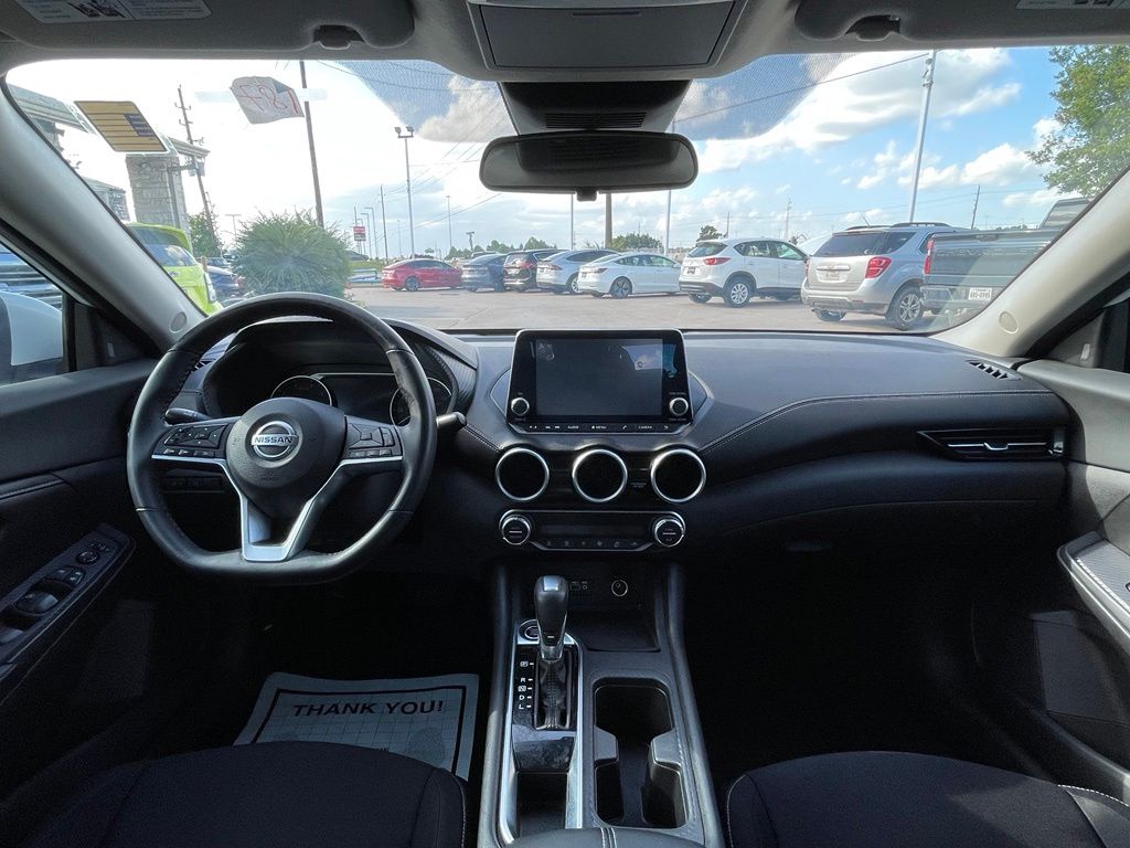 2020 Nissan Sentra SV White at South Houston Nissan