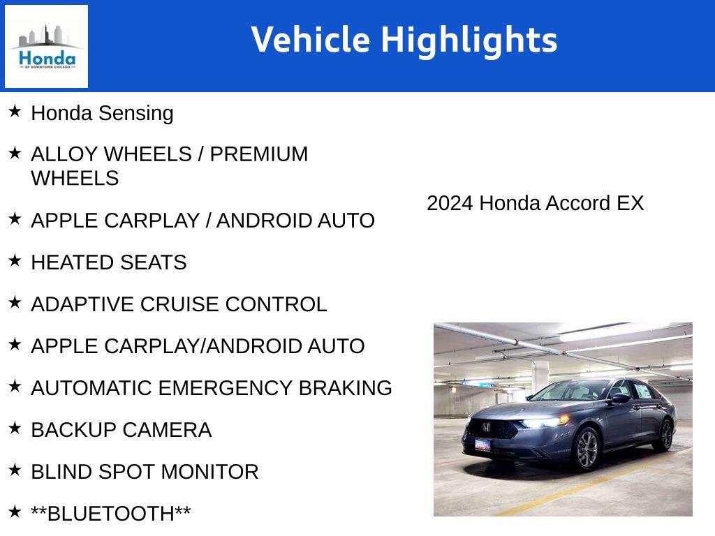 2024 Honda Accord EX 7