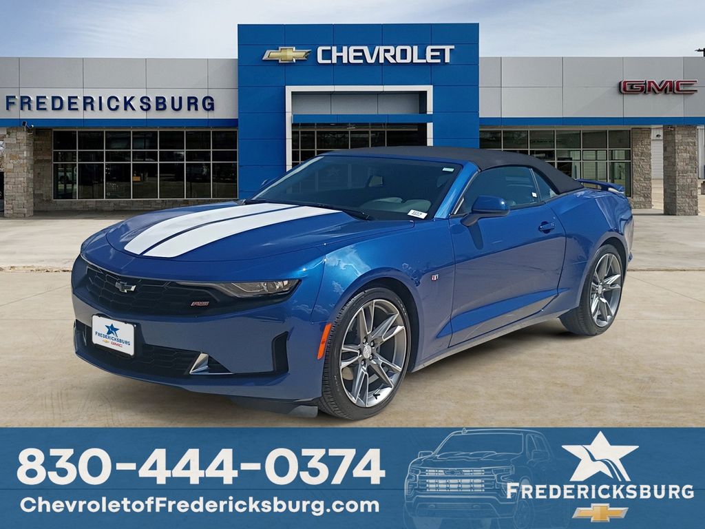 Riverside Blue Metallic 2023 Chevrolet Camaro 2LT Convertible RWD Convertible Rear-Wheel Drive 8-Speed Automatic