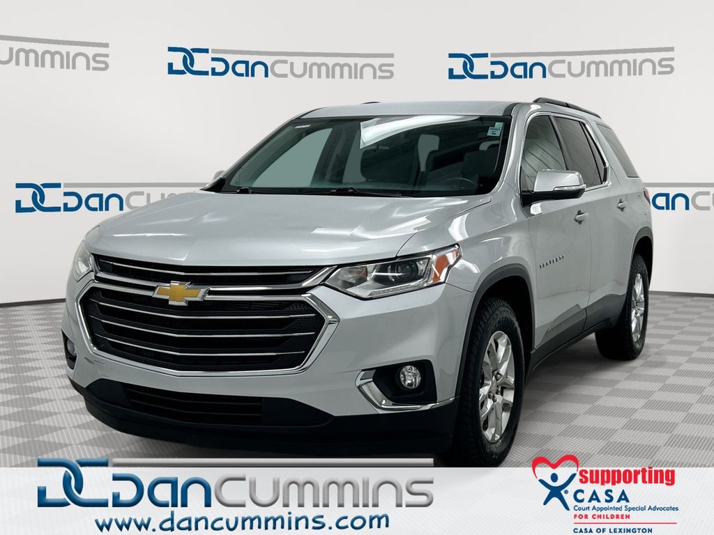 Silver Ice Metallic 2021 Chevrolet Traverse LT Cloth FWD SUV / Crossover Front-Wheel Drive 9-Speed Automatic