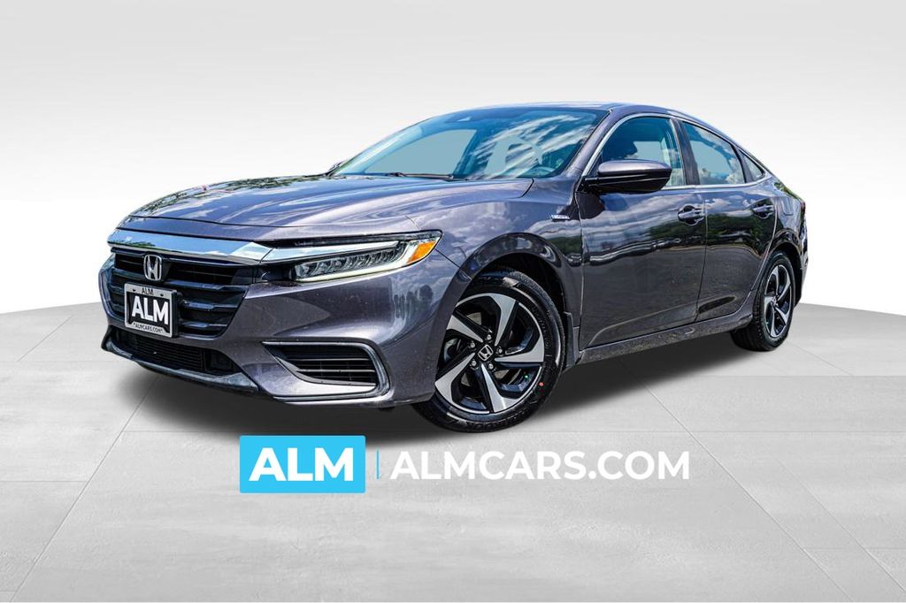 Gray (Modern Steel Metallic) 2022 Honda Insight EX FWD Sedan Front-Wheel Drive Continuously Variable Transmission