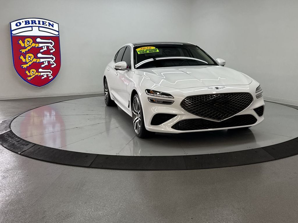White 2026 Genesis G70 Sedan All-Wheel Drive 8-Speed Automatic