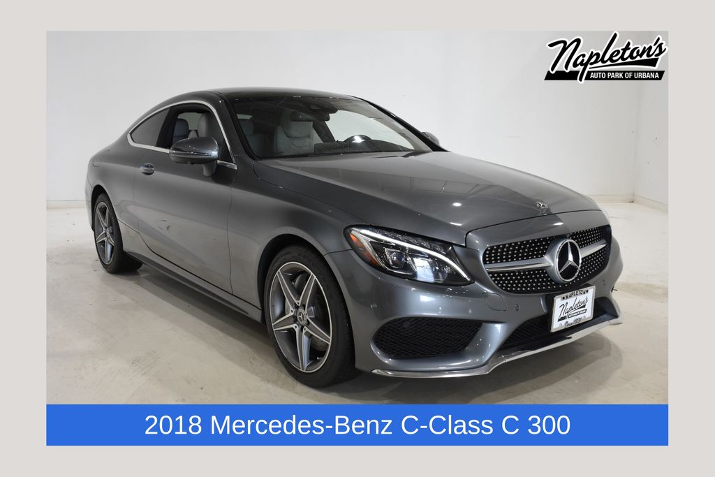 Selenite Gray Metallic 2018 Mercedes-Benz C-Class Sedan All-Wheel Drive 9-Speed Automatic