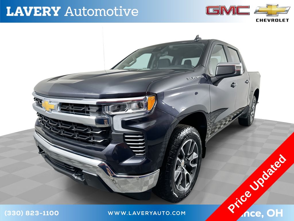 Dark Ash Metallic 2024 Chevrolet Silverado 1500 Pickup Truck Four-Wheel Drive 8-Speed Automatic