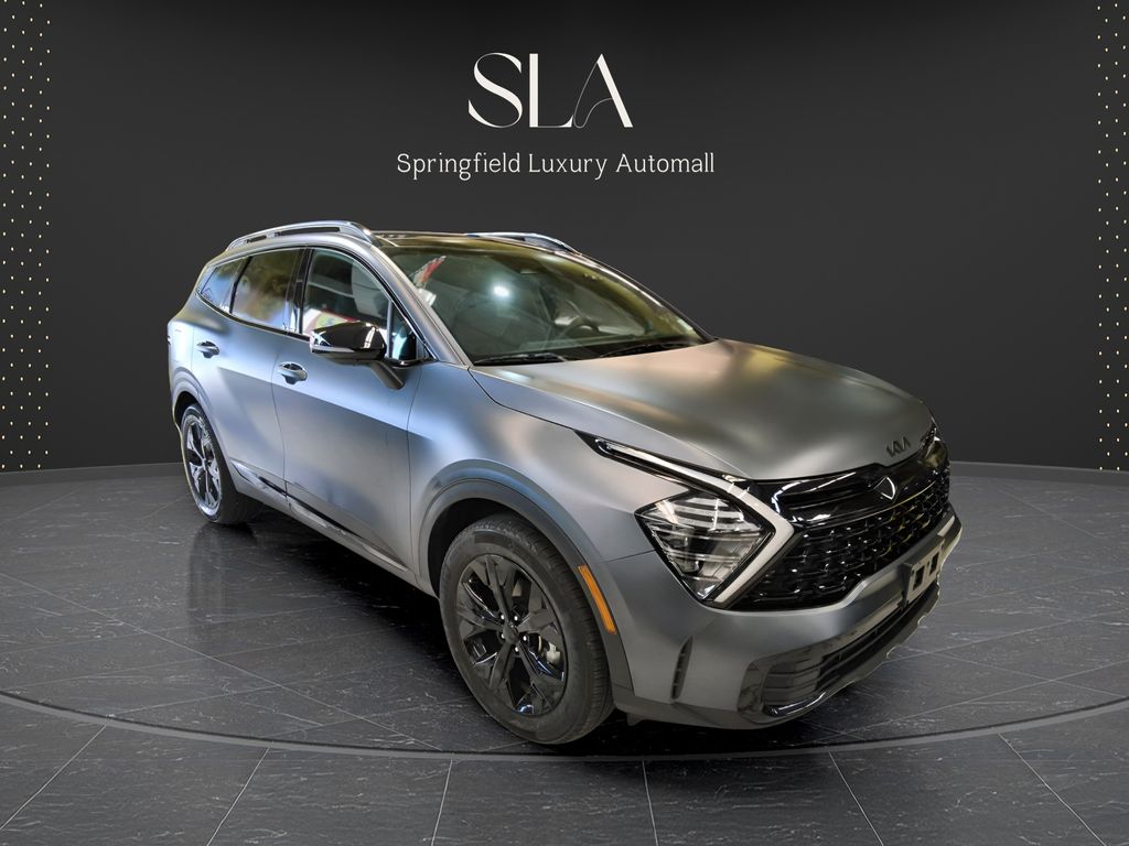 Shadow Matte Gray 2025 Kia Sportage Hybrid Plug-In X-Line AWD SUV / Crossover All-Wheel Drive 6-Speed Automatic