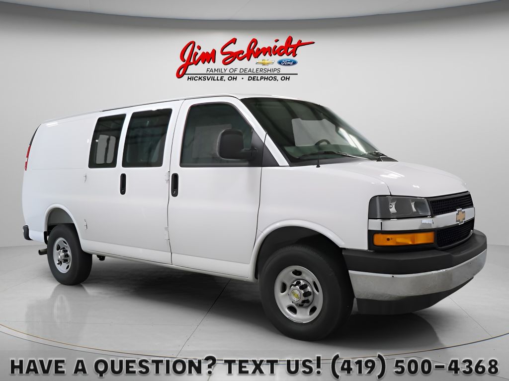 Summit White 2026 Chevrolet Express Cargo Van Rear-Wheel Drive 