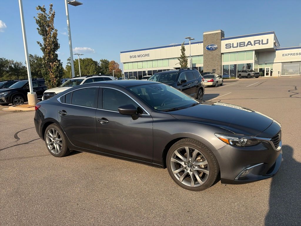 Meteor Gray Mica 2016 Mazda MAZDA6 Sedan Front-Wheel Drive 6-Speed Automatic
