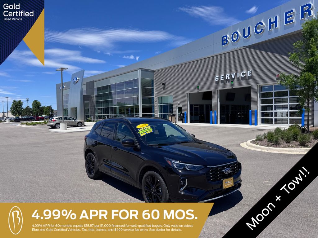 Agate Black Metallic 2023 Ford Escape SUV / Crossover All-Wheel Drive 8-Speed Automatic