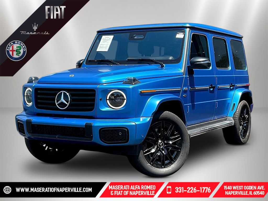 Blue 2025 Mercedes-Benz G-Class SUV / Crossover All-Wheel Drive 2-Speed Automatic