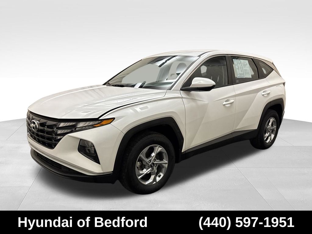 Serenity White Pearl 2023 Hyundai Tucson SUV / Crossover All-Wheel Drive 8-Speed Automatic