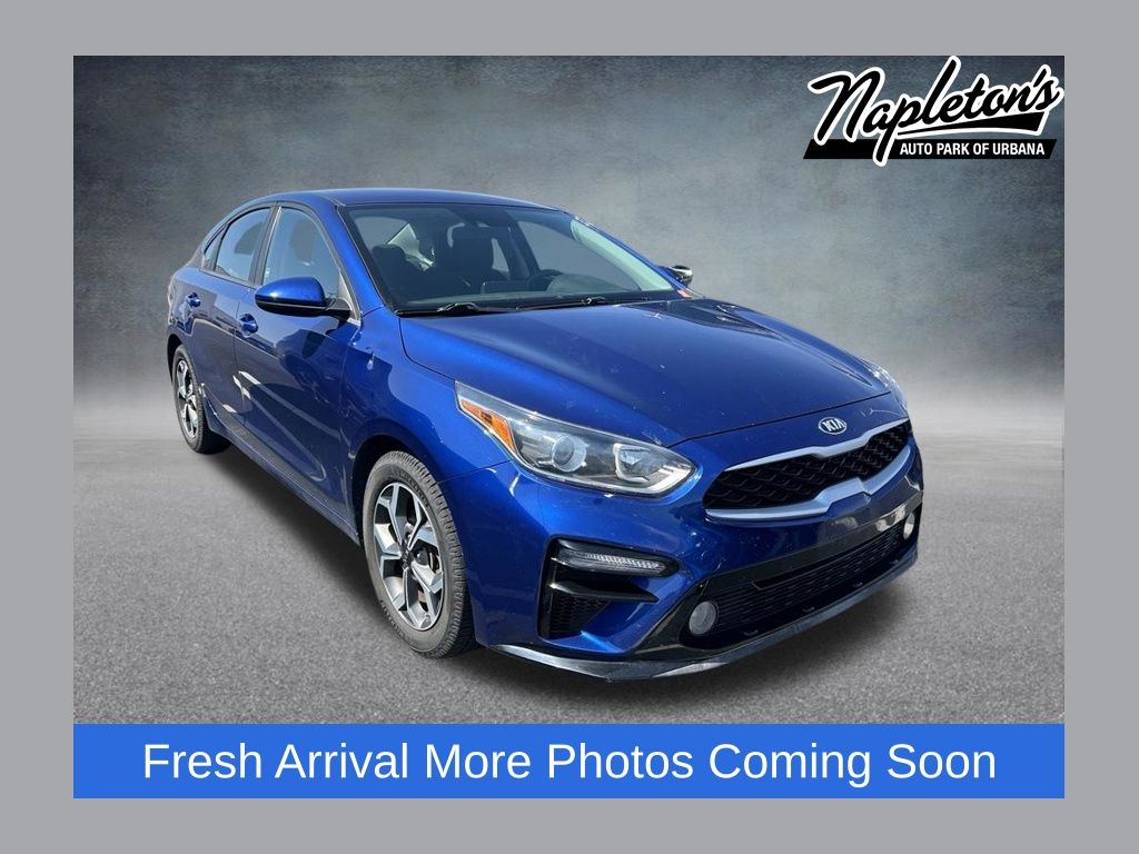 Deep Sea Blue 2019 Kia Forte Sedan Front-Wheel Drive Continuously Variable Transmission