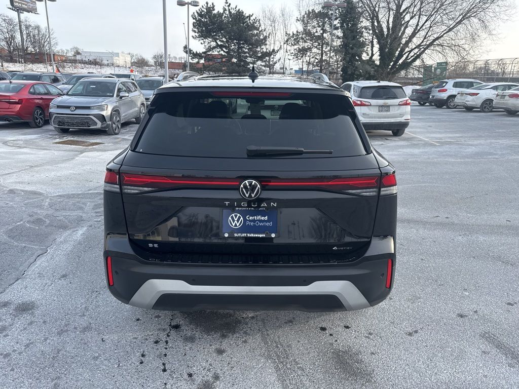 2025 Volkswagen Tiguan 2.0T SE Black at Subaru and VW of Moon Township