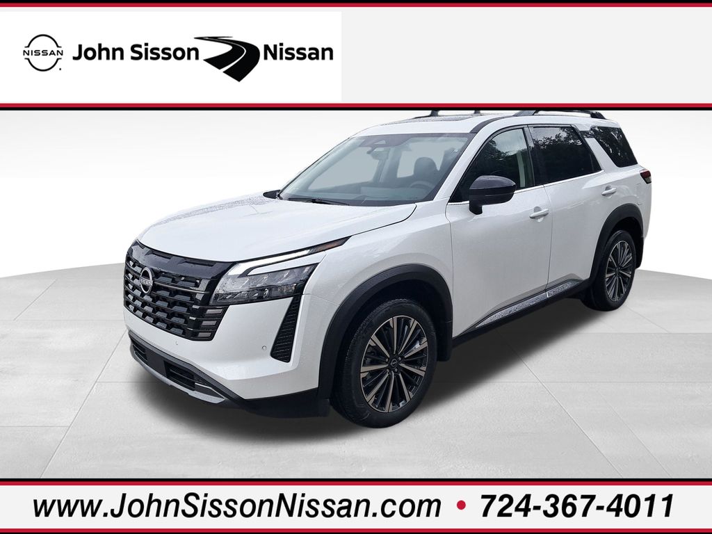2026 Nissan Pathfinder Platinum White at South Hills Kia