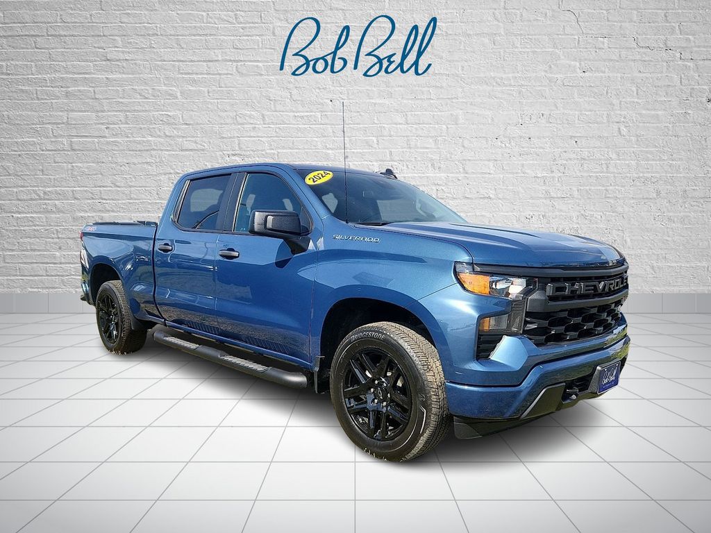 Lakeshore Blue Metallic 2024 Chevrolet Silverado 1500 Pickup Truck Four-Wheel Drive 8-Speed Automatic