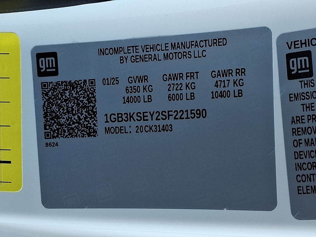 2025 Chevrolet Silverado 3500HD Work Truck White at Klick Lewis Buick Chevrolet