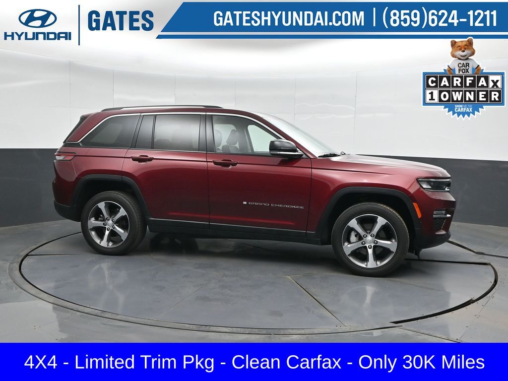 Velvet Red Pearlcoat 2023 Jeep Grand Cherokee SUV / Crossover Four-Wheel Drive 8-Speed Automatic