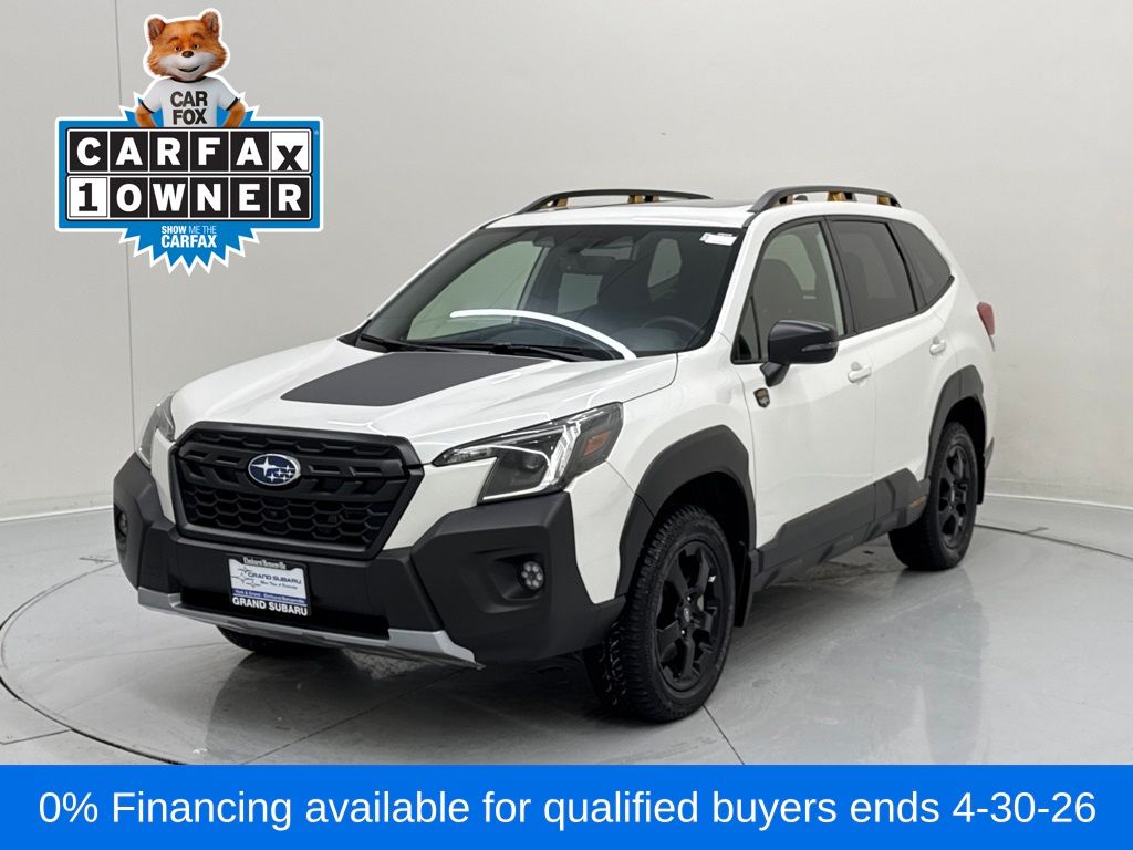 Crystal White Pearl 2025 Subaru Forester Wilderness Crossover AWD SUV / Crossover All-Wheel Drive Continuously Variable Transmission