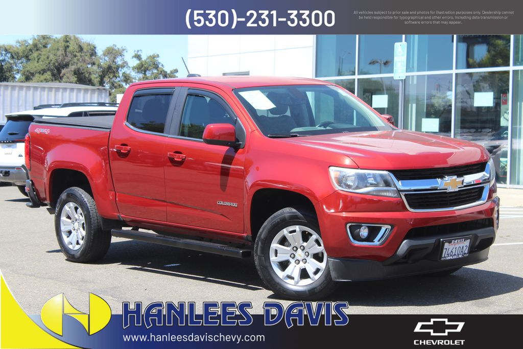 Red Rock Metallic 2016 Chevrolet Colorado Pickup Truck Four-Wheel Drive 6-Speed Automatic
