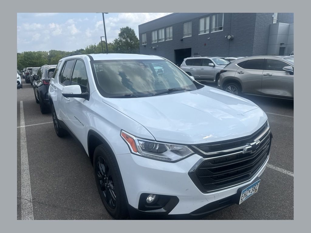 Summit White 2020 Chevrolet Traverse SUV / Crossover Four-Wheel Drive 9-Speed Automatic