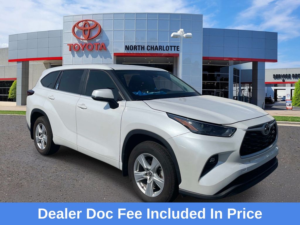 White (Wind Chill Pearl) 2025 Toyota Highlander SUV / Crossover Front-Wheel Drive 8-Speed Automatic