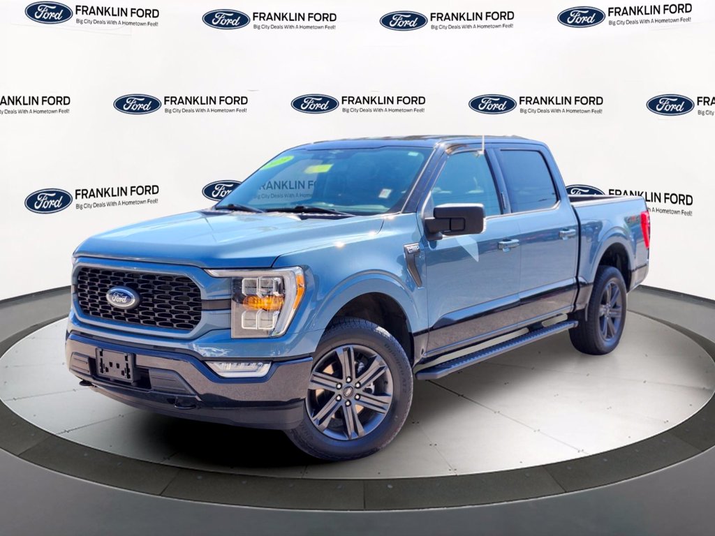 Area 51 Blue 2023 Ford F-150 Pickup Truck Four-Wheel Drive Automatic